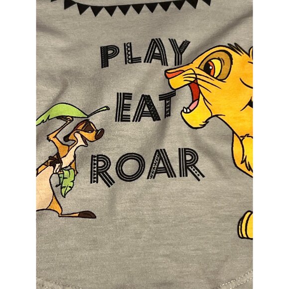 Disney The Lion King Play Eat Roar Pet Dog Graphic Tee Shirt Simba Sz Small NWT - Picture 3 of 5